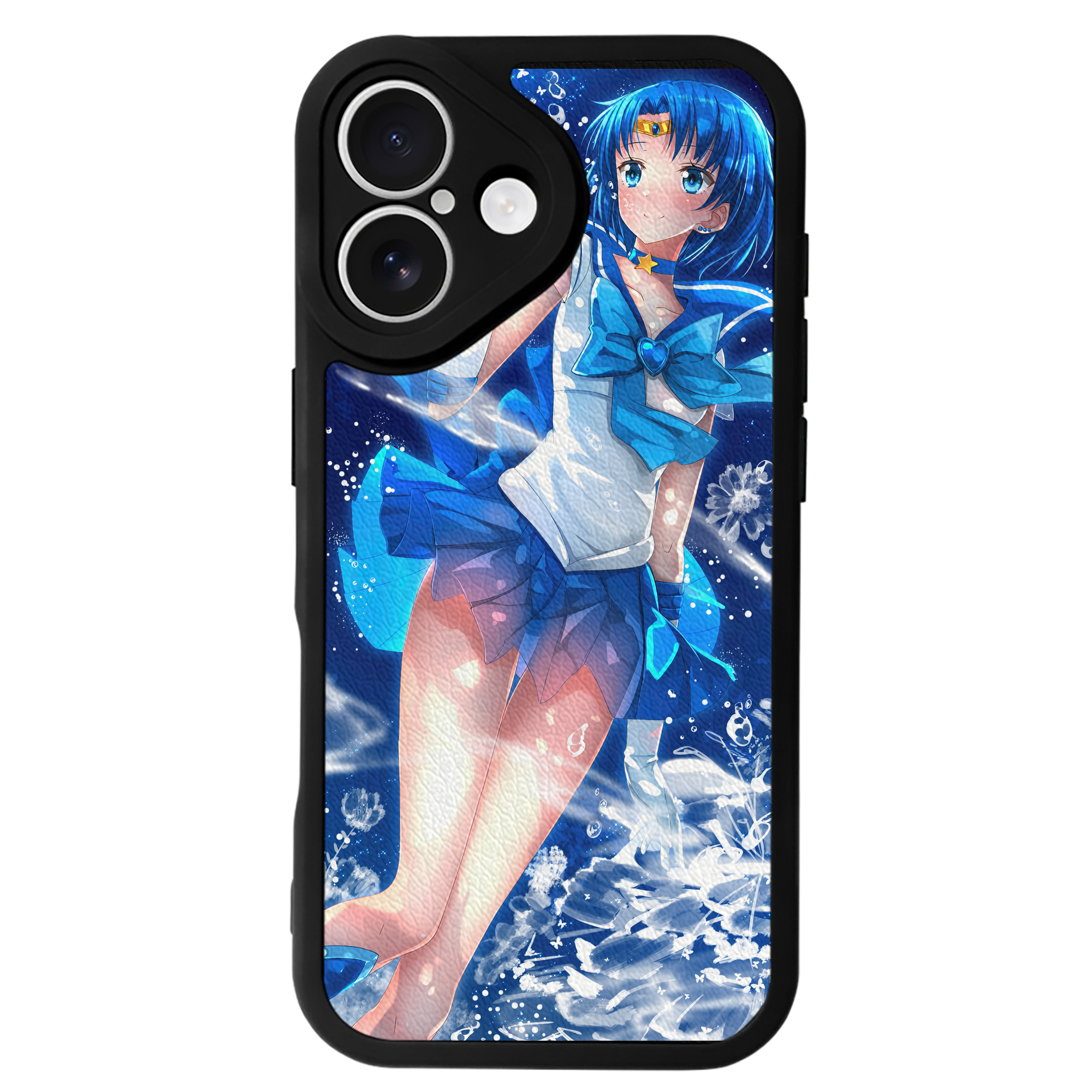 （画像用） 美少女戦士セーラームーン Sailor Moon 【iPhone 16シリーズ対応】シリコンスマホケース（レザー調） 材質：シリコン
